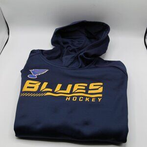Youth XL NHL St. Louis Blues Fanatics Branded Authentic Pro Raglan Hoodie